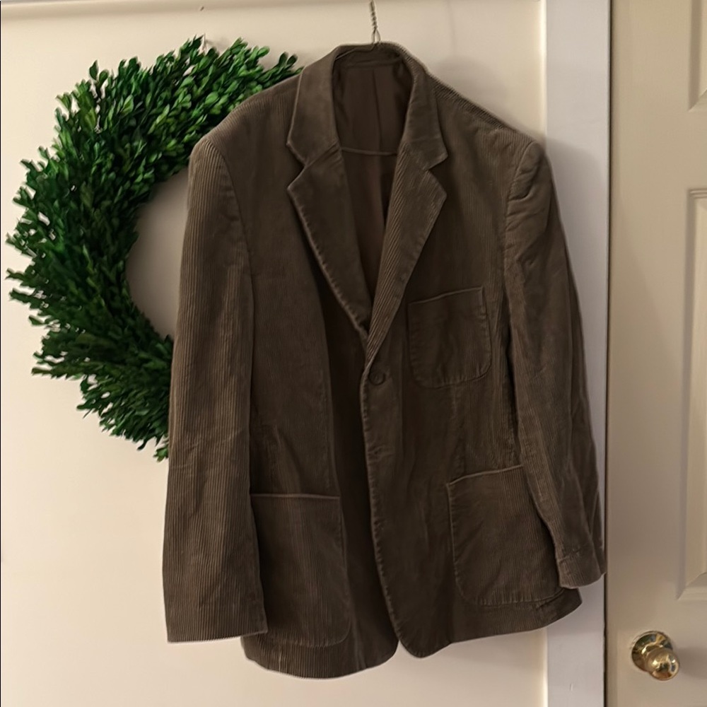 Men's Brown Corduroy Blazer